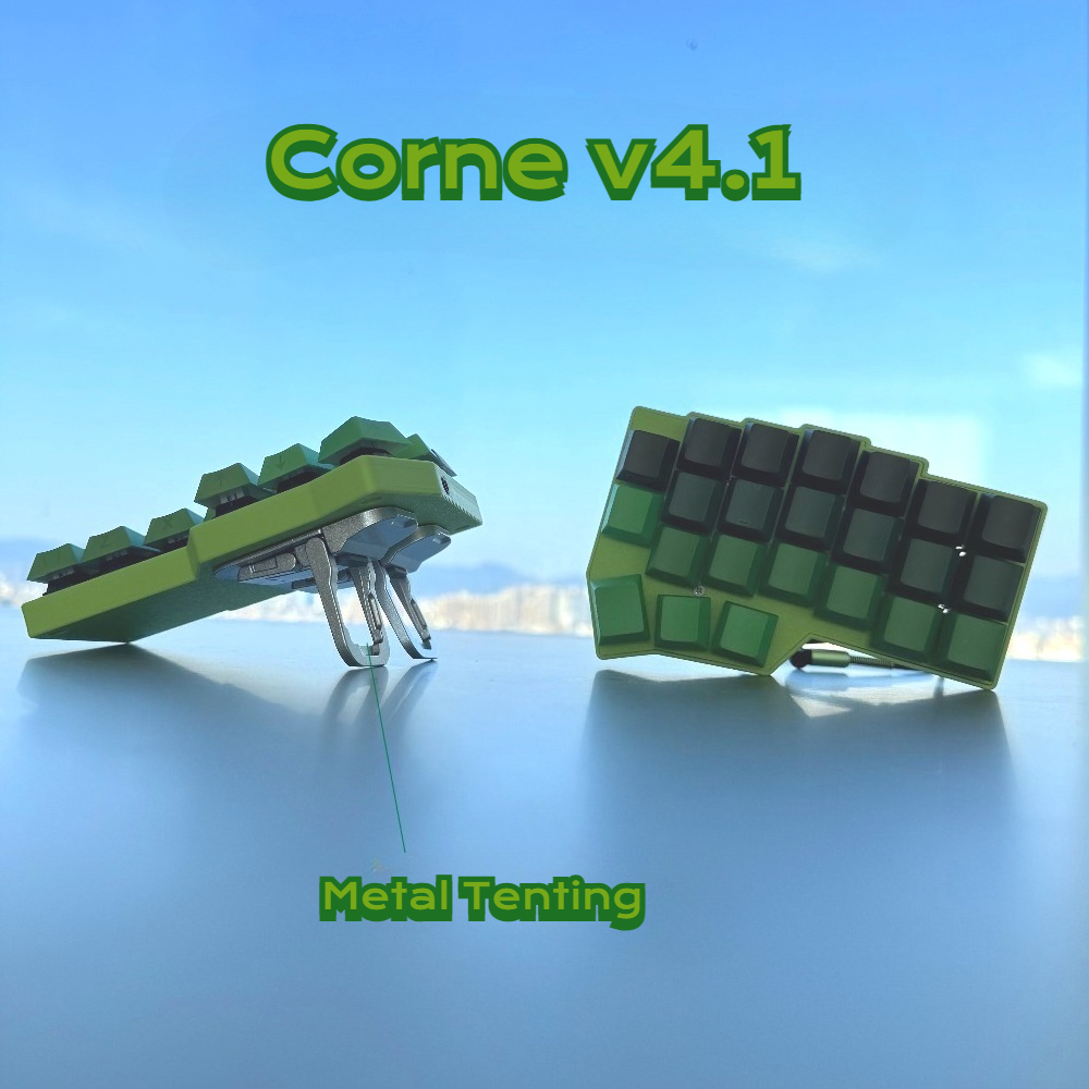 Tenting CorneV4.1 Spilt Keyboa - 3D Printing Keycaps ulasan dan harga