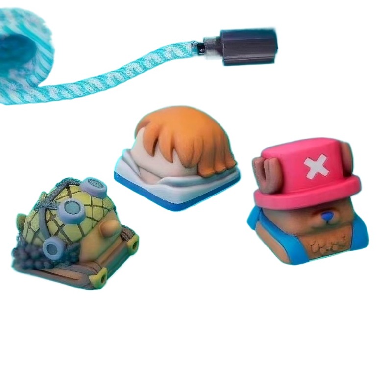 One Piece Chopper Nami anime c - 3D Printing Keycaps ulasan dan harga