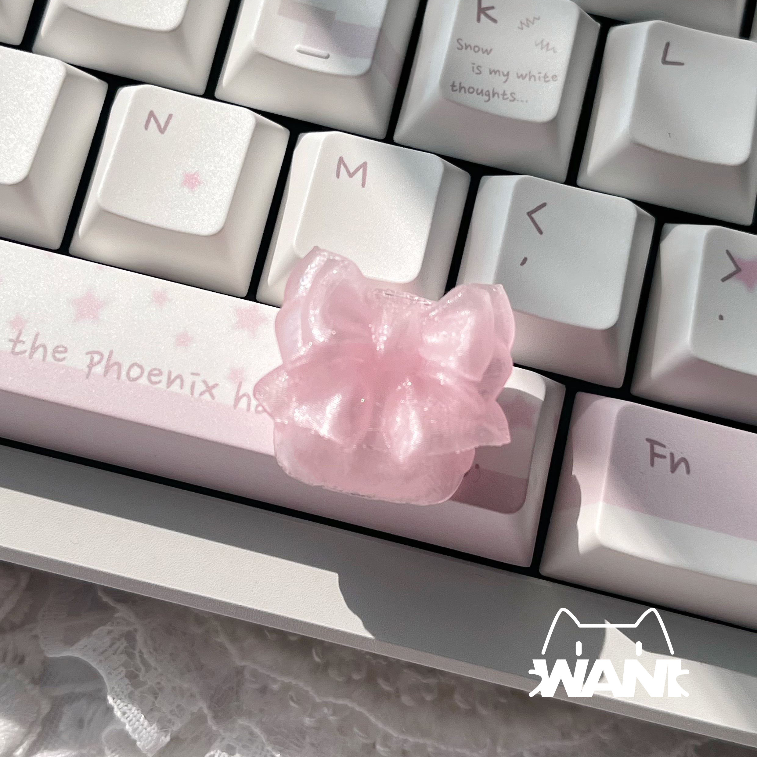 Silk Bow Themed Point Keycap 3 - 3D Printing Keycaps ulasan dan harga