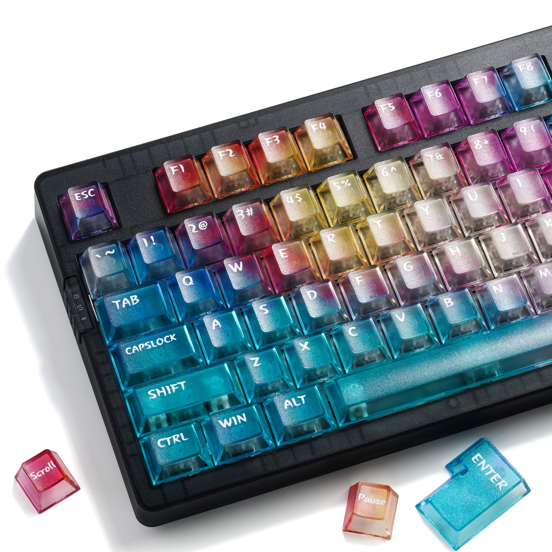 Colorful Gradient Keycaps Afte - 3D Printing Keycaps ulasan dan harga