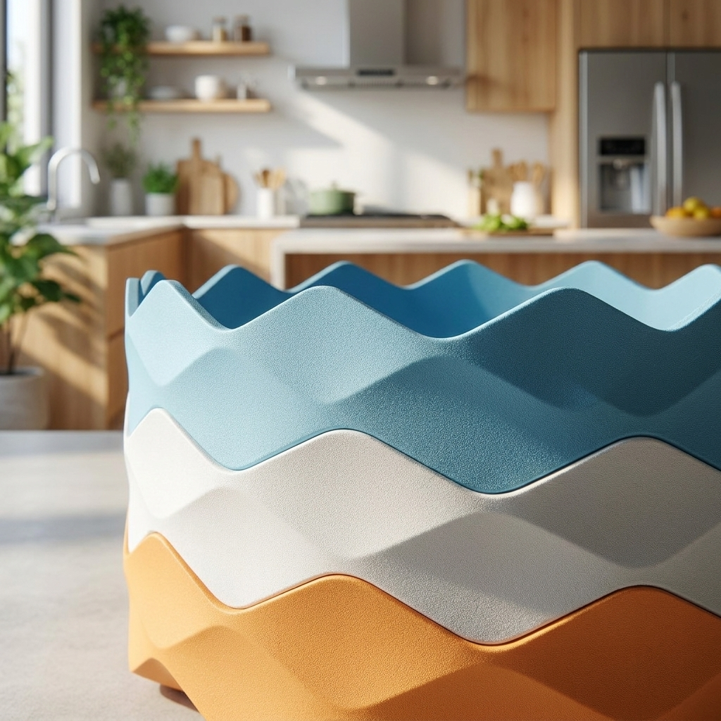 Wave Pattern Stackable Fruit P - 3D Printing Pla ulasan dan harga