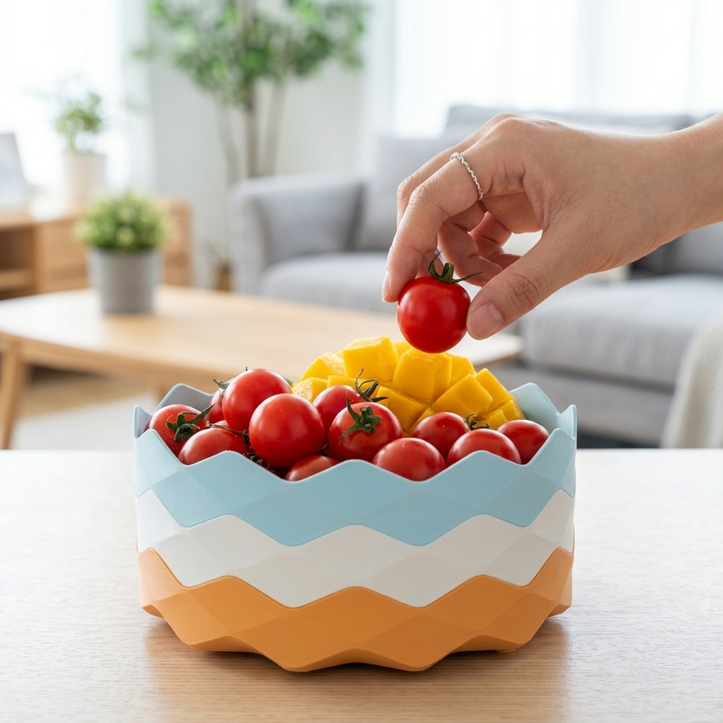 Wave Pattern Stackable Fruit P - 3D Printing Pla ulasan dan harga