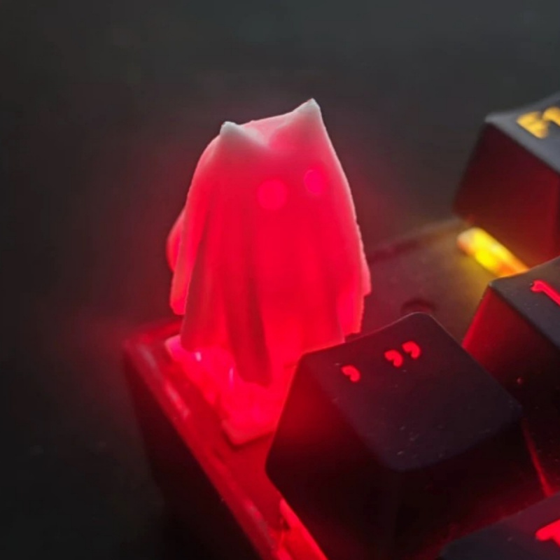 Halloween Ghost 3D Keycap For  - 3D Printing Keycaps ulasan dan harga