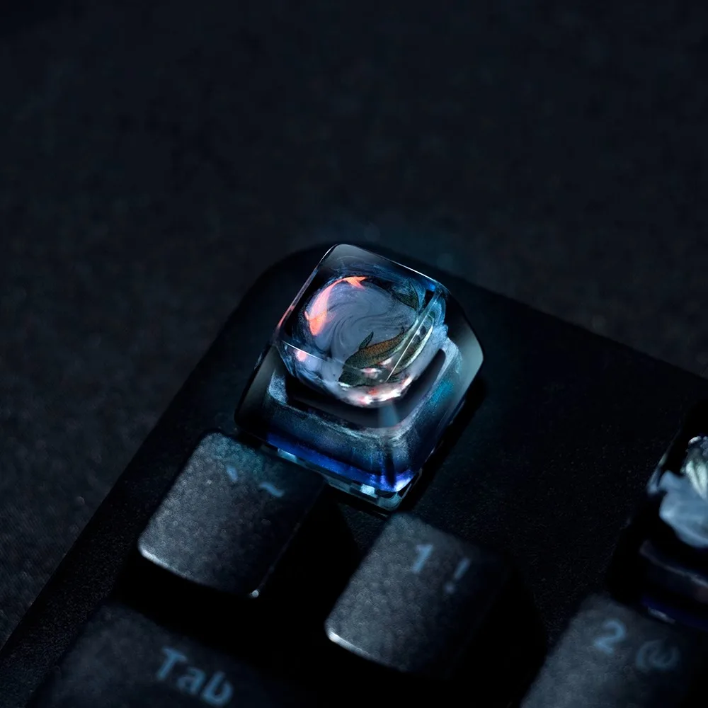 Original Chinese Style Koi Fis - 3D Printing Keycaps ulasan dan harga