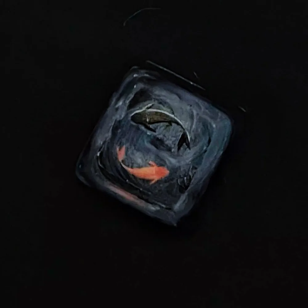 Original Chinese Style Koi Fis - 3D Printing Keycaps ulasan dan harga