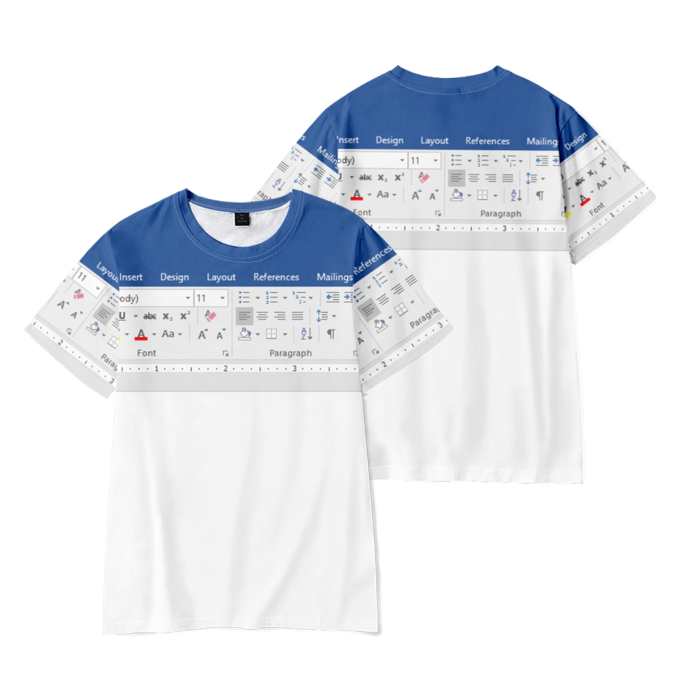 Excel 3D Fashion Men's T-shirt - 3D Printing Design Software ulasan dan harga