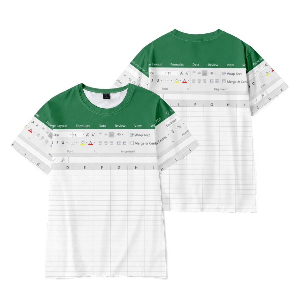 Excel 3D Fashion Men's T-shirt - 3D Printing Design Software ulasan dan harga