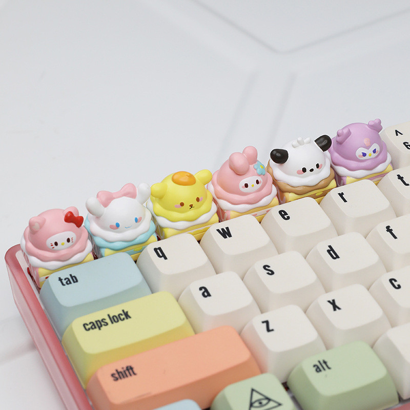 Kawaii Hello Kittys Keycaps Ca - 3D Printing Keycaps ulasan dan harga