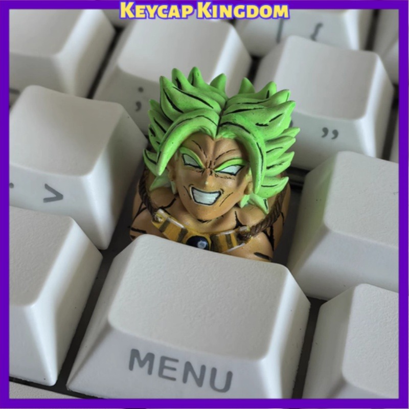 Anime Keycaps Broly Themed Mec - 3D Printing Keycaps ulasan dan harga