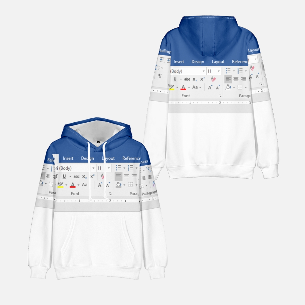 Casual Excel Hoodie For Men An - 3D Printing Design Software ulasan dan harga
