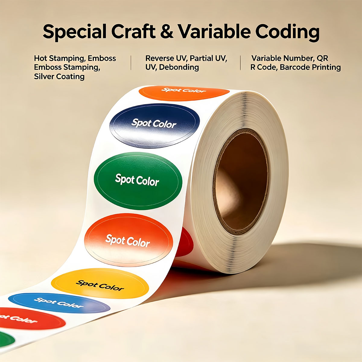 Premium 3D UV Roll Label Matte - 3D Printing In Food ulasan dan harga