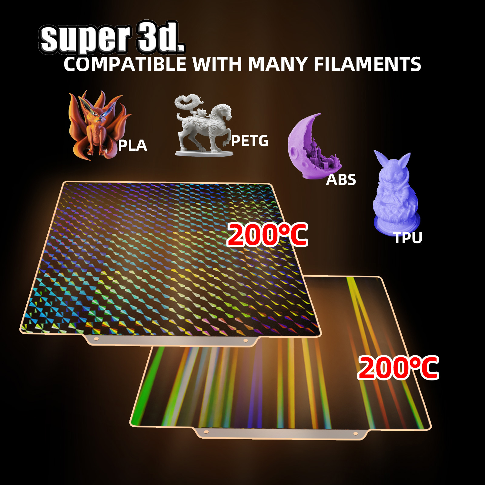 PEO PEI build plate 220x220 An - 3D Printer Bed Spring ulasan dan harga