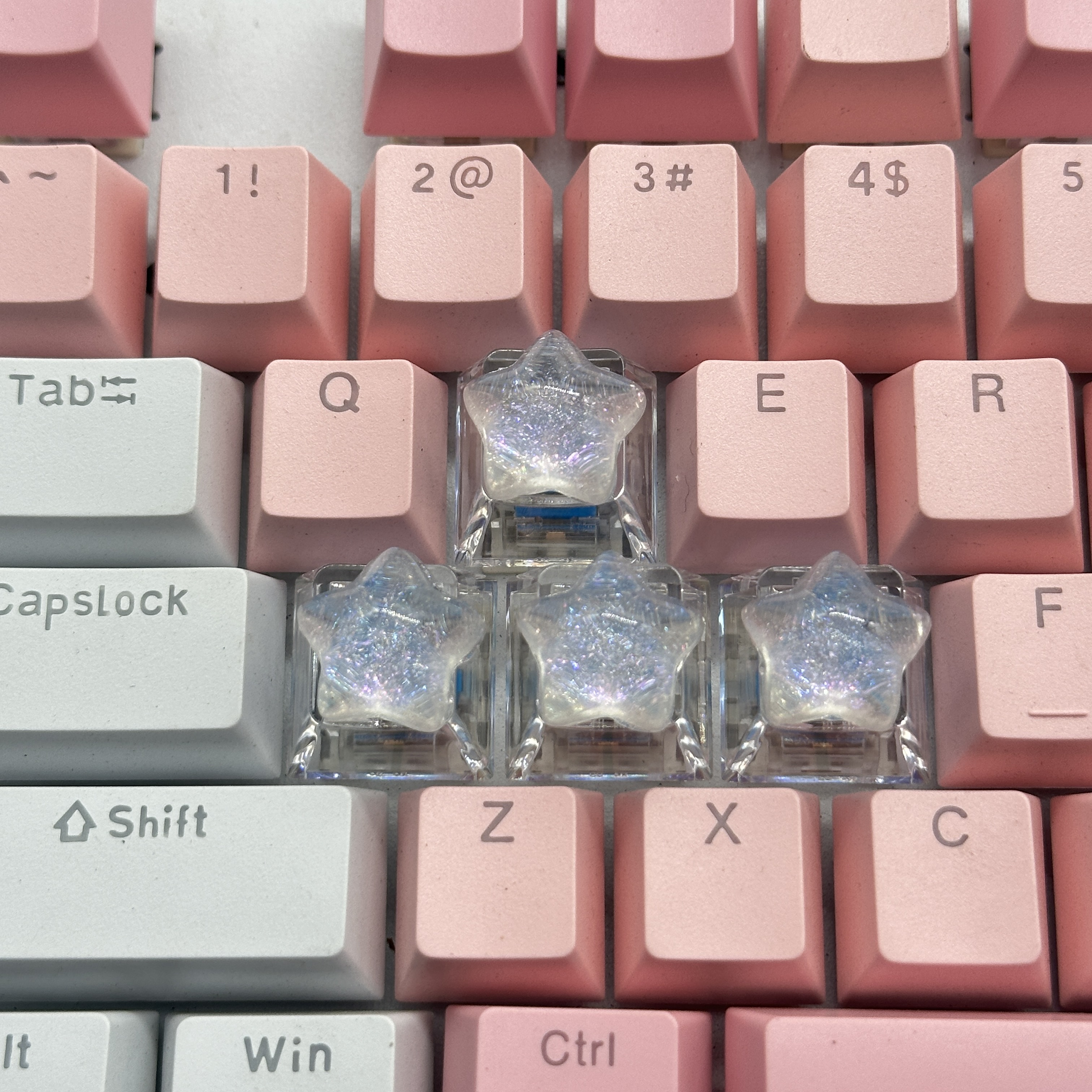 4pcs DIY Personalized Transpar - 3D Printing Keycaps ulasan dan harga