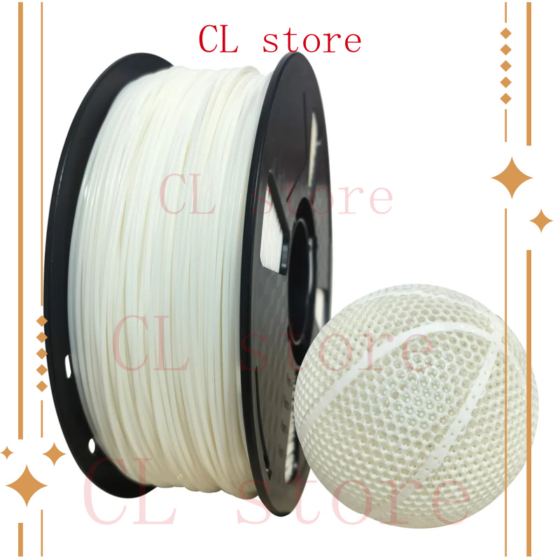 40D TPE Filament White 1.75mm  - 3D Printing Tpe ulasan dan harga